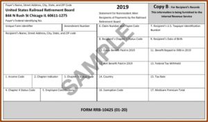 Social Security 1099 Form For Taxes