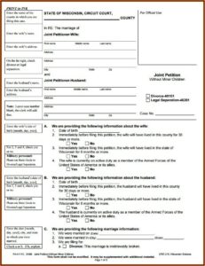 State Of Colorado Divorce Forms