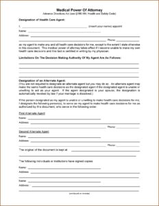 Texas General Power Of Attorney Form Pdf