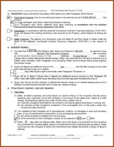 The Texas Real Estate Commission Contract Forms Call For The Title To Be Delivered By A