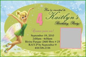 Tinkerbell Invitation Maker