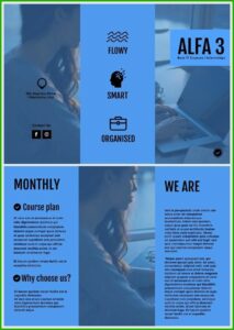 Tri Fold Brochure Template Maker