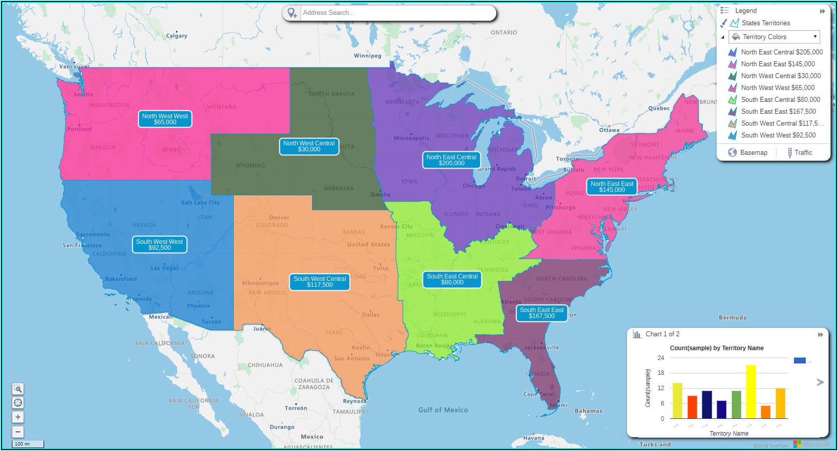 Us Map Sales Territories Free