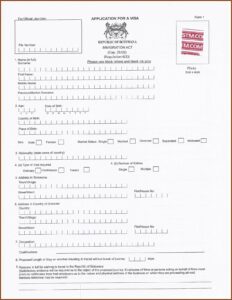 Us Visa Application Form For Nigerian