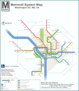 Wash Dc Metro Map Printable