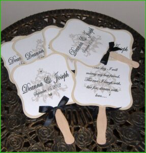 Wedding Programs Fans Templates