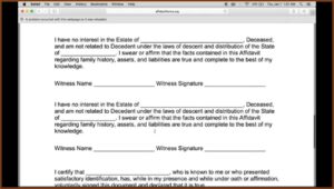 Where Can I Get A Small Estate Affidavit Form
