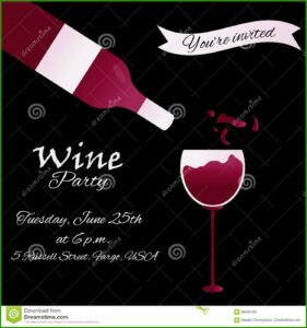Wine Tasting Invitation Template