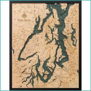 Wood Topographic Map Montana
