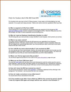 Www.irs.gov Trucker Form 2290