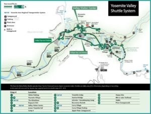 Yosemite Valley Hotel Map