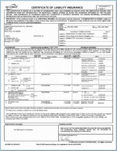 Acord Forms Free Fillable