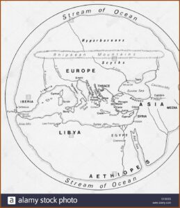 Ancient Map Of Middle East And Africa