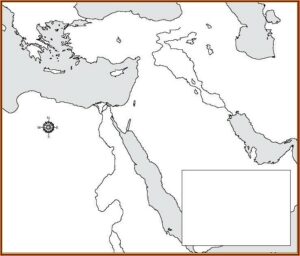 Ancient Map Of The Middle East