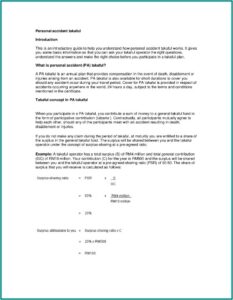 Auto Accident Claim Form