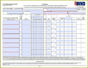 Certified Payroll Forms Excel Free