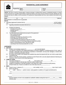 Colorado Residential Lease Agreement Form