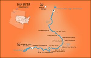 Colorado River Grand Canyon Map