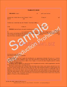 Colorado Warranty Deed Form