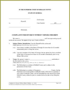Dekalb County Georgia Quit Claim Deed Form