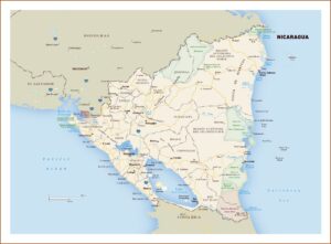 Detailed Map Of Nicaragua