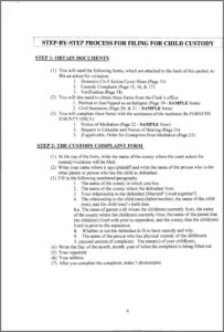 Divorce Forms Forsyth County Nc