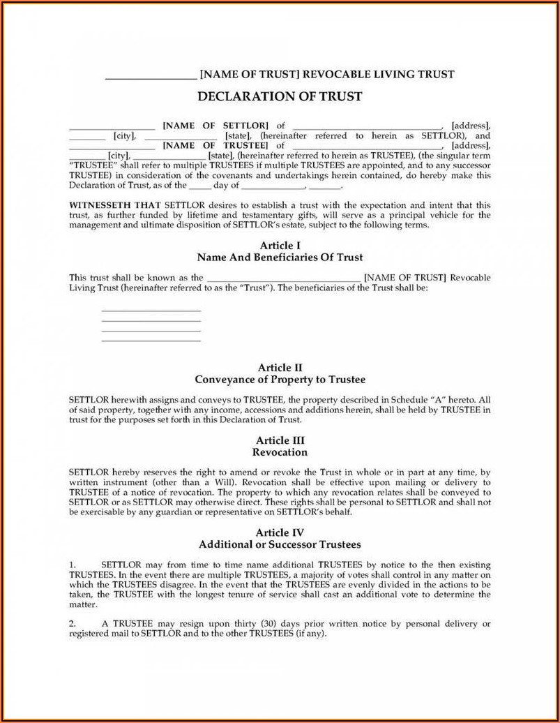 Free California Last Will And Testament Form