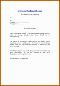 Free Employee Verbal Warning Form