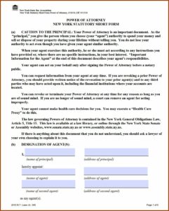 Free Printable Durable Power Of Attorney Form Massachusetts