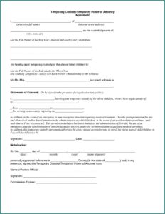 Free Temporary Child Custody Forms Florida