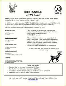 Hunting Lease Form Texas