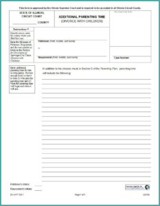 Illinois Divorce Forms Will County