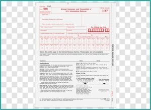 Internal Revenue Service Form 1099
