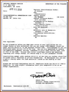 Irs Form 501c3 Download