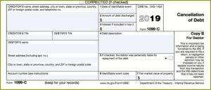 Irs Form For Mortgage Debt Forgiveness