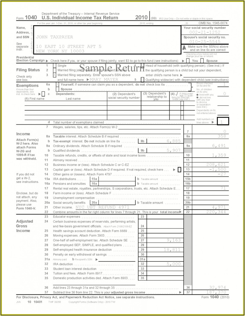 Irs Forms 1040ez 2015
