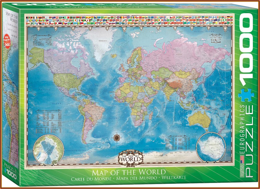 Jigsaw Puzzle Map Of The World