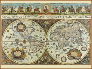 Jigsaw Puzzle Old World Map