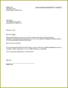 Landlord To Tenant 30 Day Notice To Vacate Form