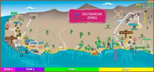 Los Cabos Hotel Strip Map