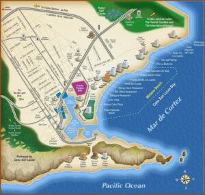 Los Cabos Hotel Zone Map