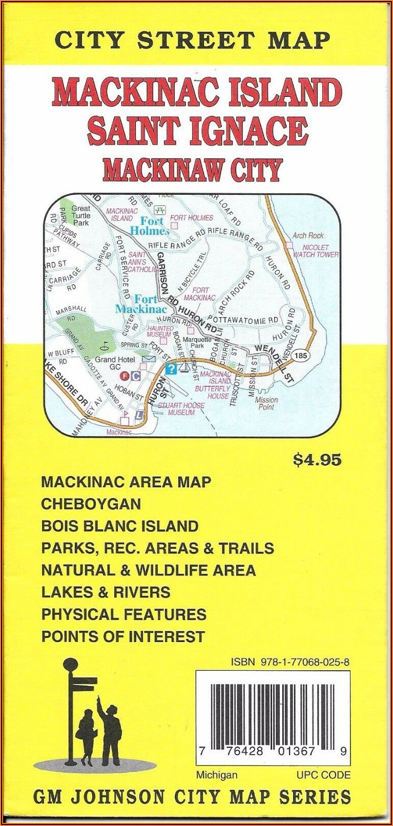 Mackinac Island Street Map