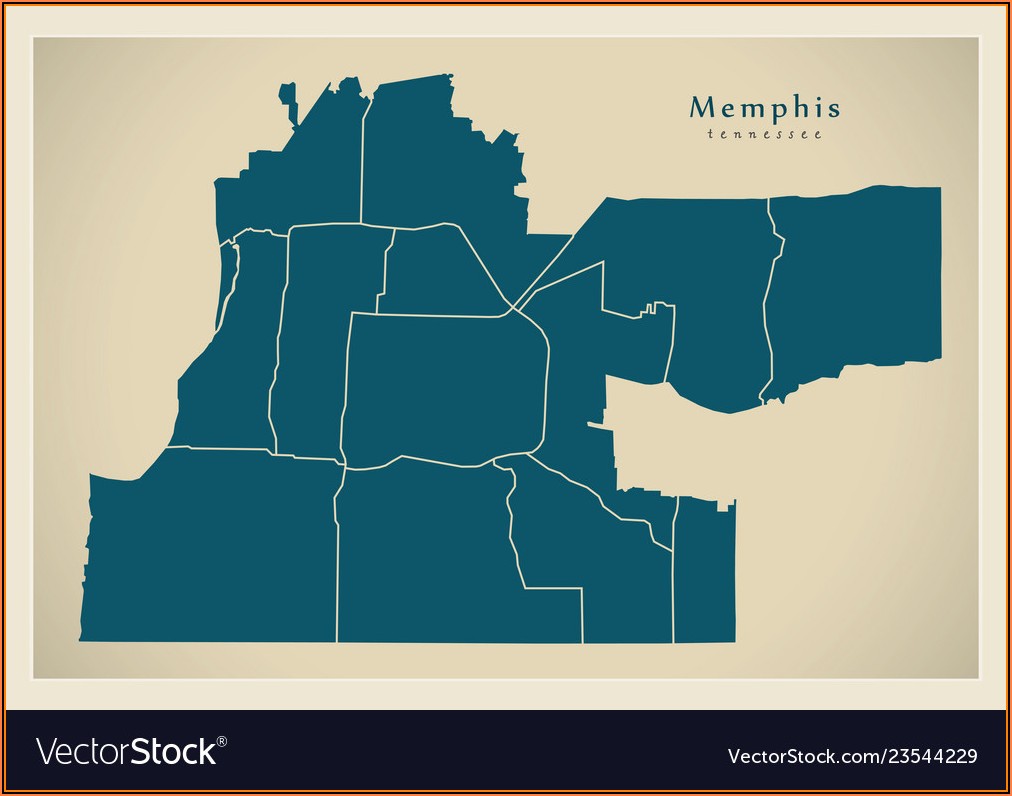 Map Of Memphis Tennessee