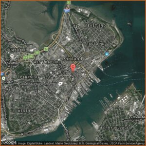 Map Of Portland Maine Hotels