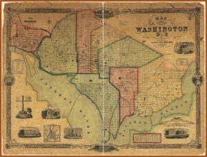 Map Of Washington Dc Historical Sites