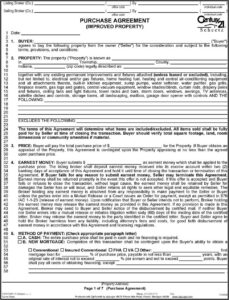 Minnesota Association Of Realtors Purchase Agreement Form