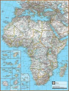 National Geographic Map Of Africa