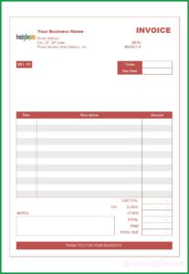 Notary Journal Template Word