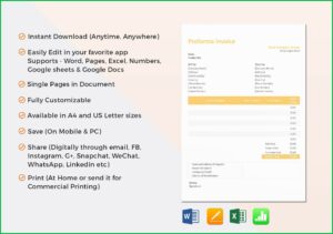 Numbers Invoice Template