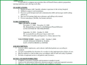 Nurse Practitioner Student Resume Template